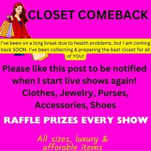 LIKE THIS TO BE NOTIFIED LIVE SHOWS COMING SOON!